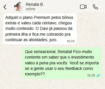 Depoimento de Renata B. sobre a Expedição Kids