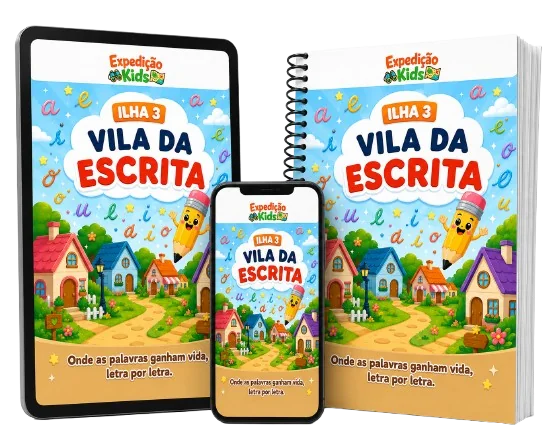 Mockup da Ilha 3 - Vila da Escrita